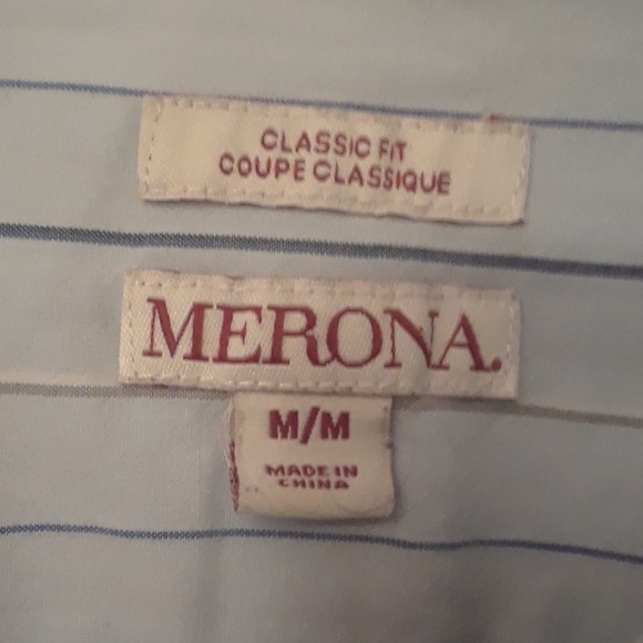 Blue striped dress shirt - Picture 2 of 5